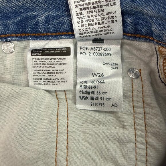 Levi’s Iconic Long Denim Skirt Women’s 26 / XS / Size 2 High Rise Maxi NWT - Picture 12 of 12